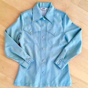 Vintage 70s / 80s Lee shirt - light jacket